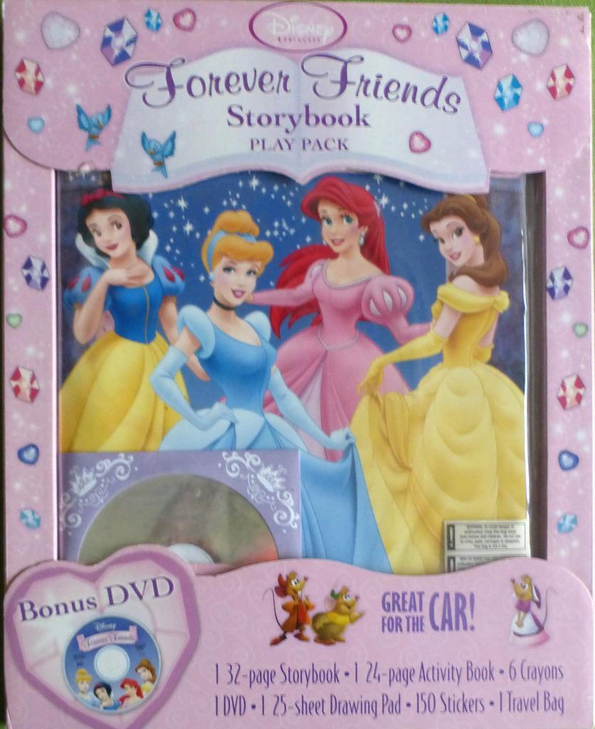 disney princess princess dress up a forever sticker storybook Disney Princess Forever Friends Storybook Play Pack Activity Crayons  Stickers +