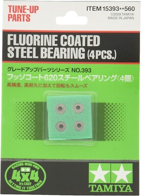 馬車の車輪 Mini 4WD GP.393 Fusocote 620 Steel Bearing 4pcs 15393 TAMIYA From