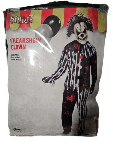 Spirit Halloween Freakshow Clown Costume Scary Kil