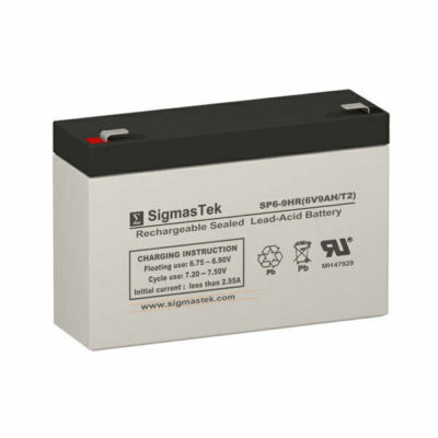 BP8-6-F2 B&B Battery SLA SigmasTek Battery Replacement