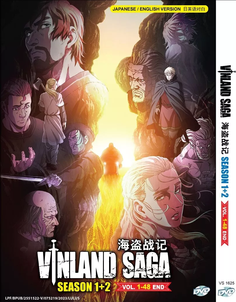 ANIME DVD Vinland Saga Season 1-2 Vol.1-48 End English Dubbed + Free  Shipping