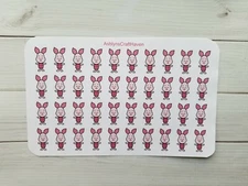 Piglet Planner Stickers- Perfect For Any Planner, Invitation, Scrapbooking, Card
