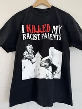 Vintage style Sos mula killed parents rock band music grunge black large Shirt