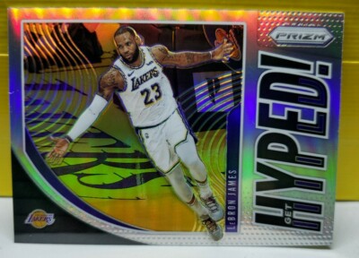 2019-20 Panini Prizm GET HYPED! Silver Prizm #2 LeBron James Lakers