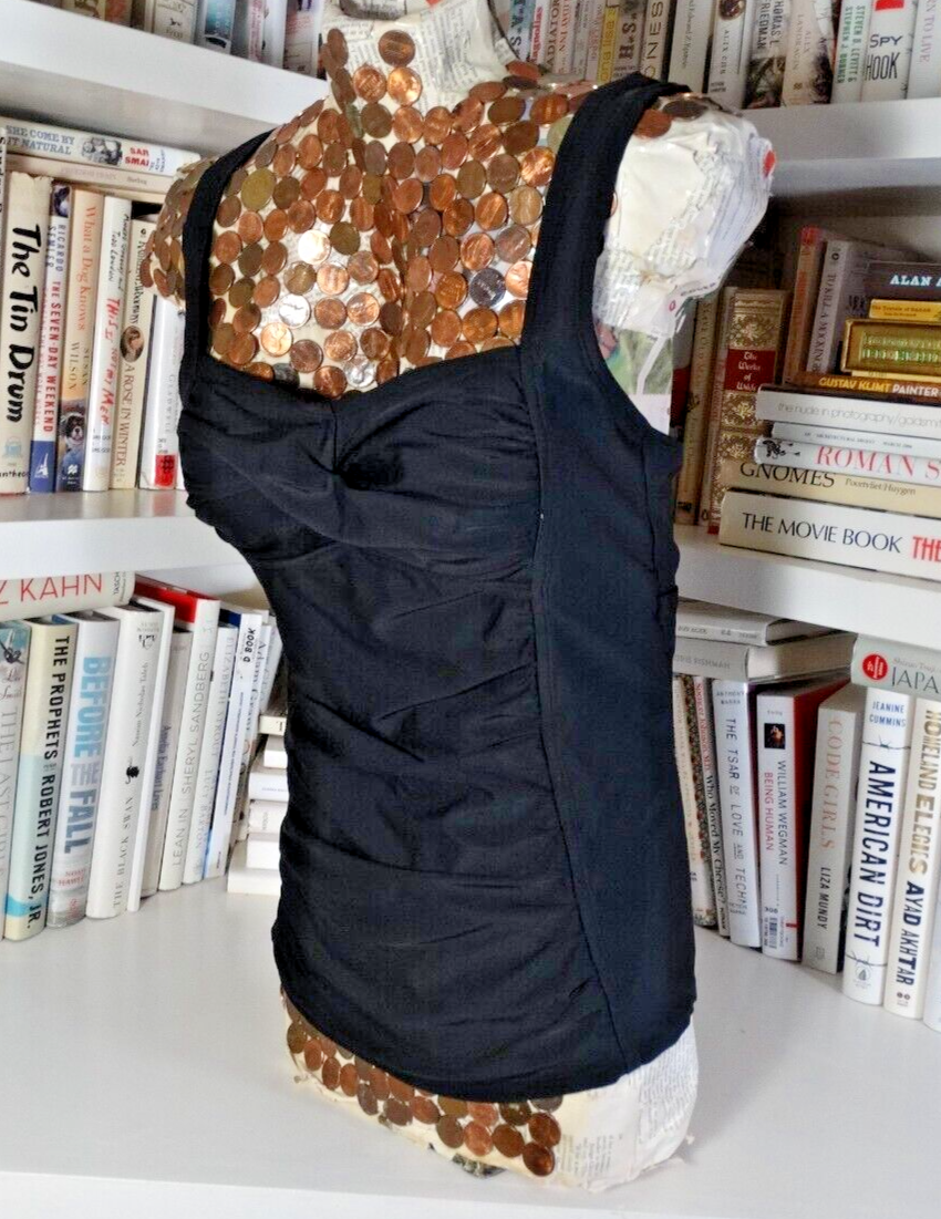 Black Ruched Swimsuit Top Tankini Size 12/10 eBay