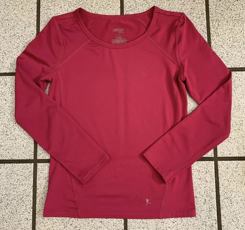 DANSKIN NOW Girls Top Pink Long Sleeve Stretch Sports Athletic Shirt 7 / 8 - Picture 1 of 4