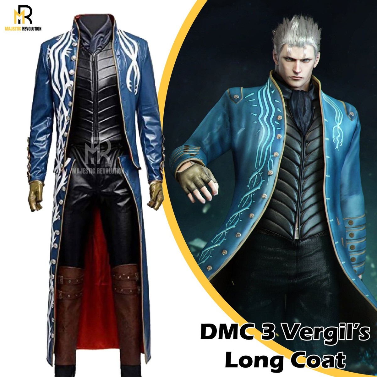 【00s archive】Blue Leather Long Coat Y2K tuduoms Long Faux Leather Trench Coat for Women Button Down Ankle