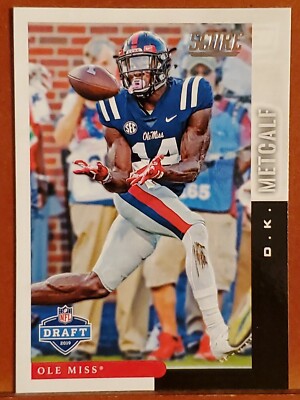 2019 Score NFL Draft #15 D.K. Metcalf OLE MISS 