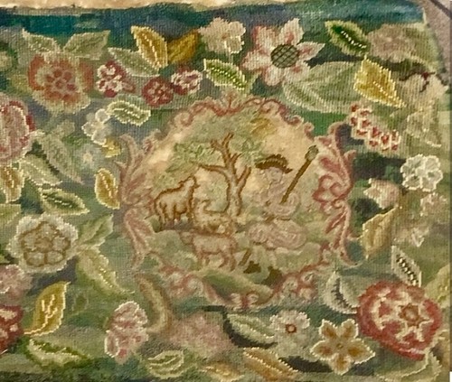 18th Century Scenic English Tapestry Fragment - Picture 4 of 6