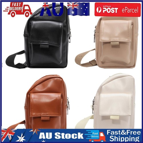 Chest Bag Casual Ladies Handbags Solid Color Adjustable Strap for Outdoor Hiking