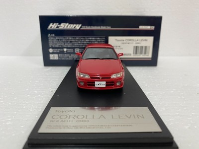 po 1:43 HI STORY HS130RE TOYOTA COROLLA LEVIN AE111 BZR 2000 JDM