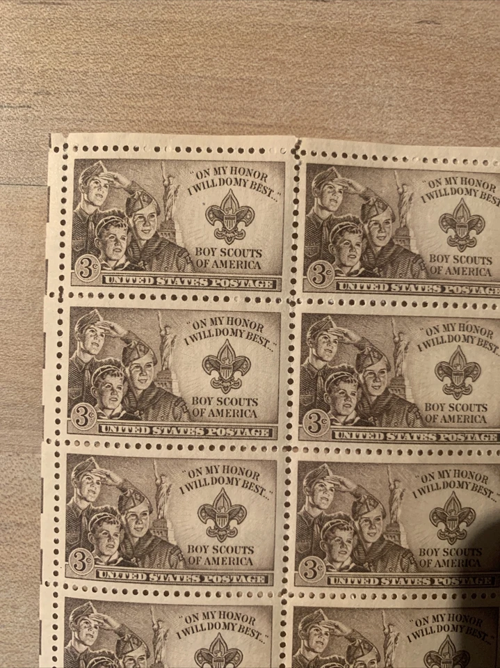 1950 Boyscouts Stamp 995 solid sheet Of 50. Thanks For Looking. - Image 2 of 4