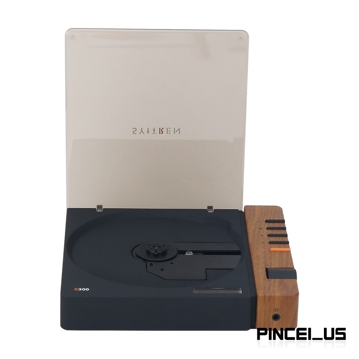 Syitren R300 Wooden CD Player Bluetooth Audio Player Support for