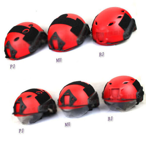 Helmet MH Rescue Disaster Relief Field CS Tactical Red FAST Helmet - Picture 1 of 16