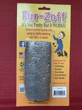 FUR-ZOFF Pet Hair Remover NEW Dog Cat Fur Removal Aide