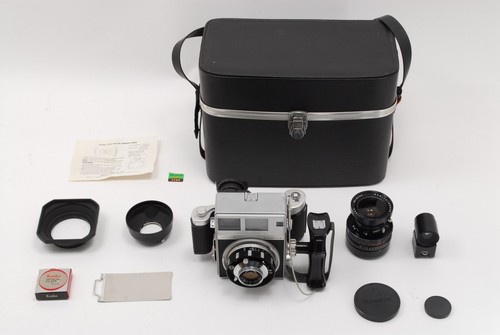 Mamiya Press Super 23 Sekor 100mm F3.5 w/ Sekor P 75mm F5.6 Lens + Finder JAPAN