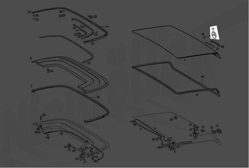 Chrom Mercedes Stern A1137580058 Mercedes-Benz W113 Pagode 230SL 250SL 280SL - Bild 8 von 8
