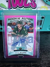 2019-20 O-Pee-Chee Platinum Rookie Autos Matte Pink Nico Sturm 74/99  Wild