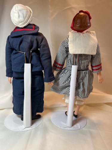 Charming Sailor Girl and Boy Dolls - Bisque Porcelain & Fabric - New in Box - Picture 2 of 7