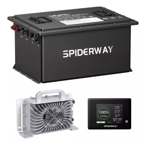 36V 105Ah Lithium LiFePO4 Golf Cart Battery 6000+ Cycles 200A BMS /Fast Charger - Picture 4 of 27