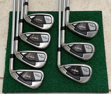 Callaway Rogue ST Max 5-GW Iron Set Regular Flex 95g Elevate Steel Shafts Used