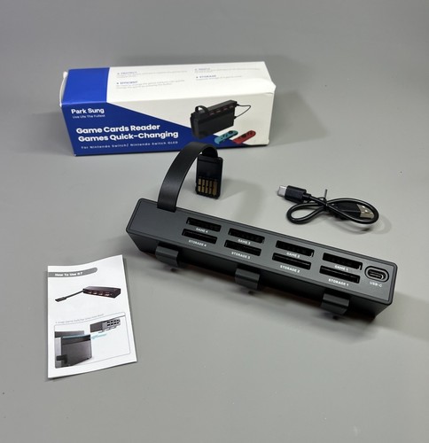 Game Switcher For Nintendo Switch / OLED Hold 4 Game Cards For Quick Changing