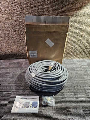 #ad 3 8quot; 4800PSI Pressure Washer Hose 100FT with Swivel Quick Connect Max 248°F $99.89