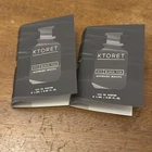 2x Ktoret Black Tie 511 By Michael Malul 1.5ml Samples Eau de Parfum Men NEW