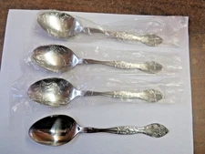 Orleans Stainless Flatware  ORL24 Pattern Set of 4 Place/ Oval Soup Spoons