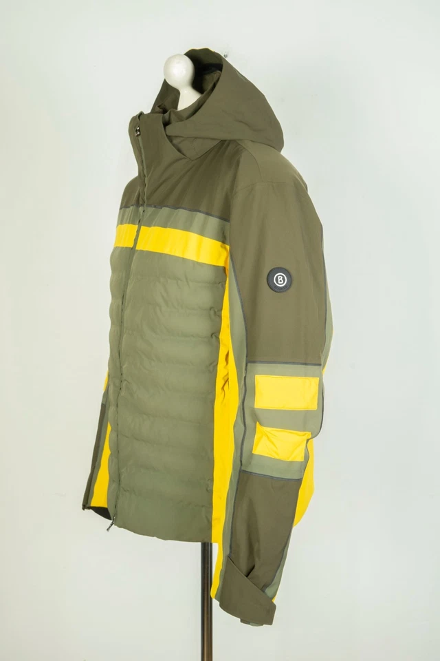 Abrigo Chaqueta Parka Bogner Ski Puffer Boa Invierno Verde Para Hombre Talla US 44 EU 54 XL Foto 3 de 4