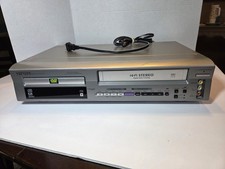 Hitachi DV-PF2U DVD VCR Combo Player Hi-Fi Stereo Tested Working