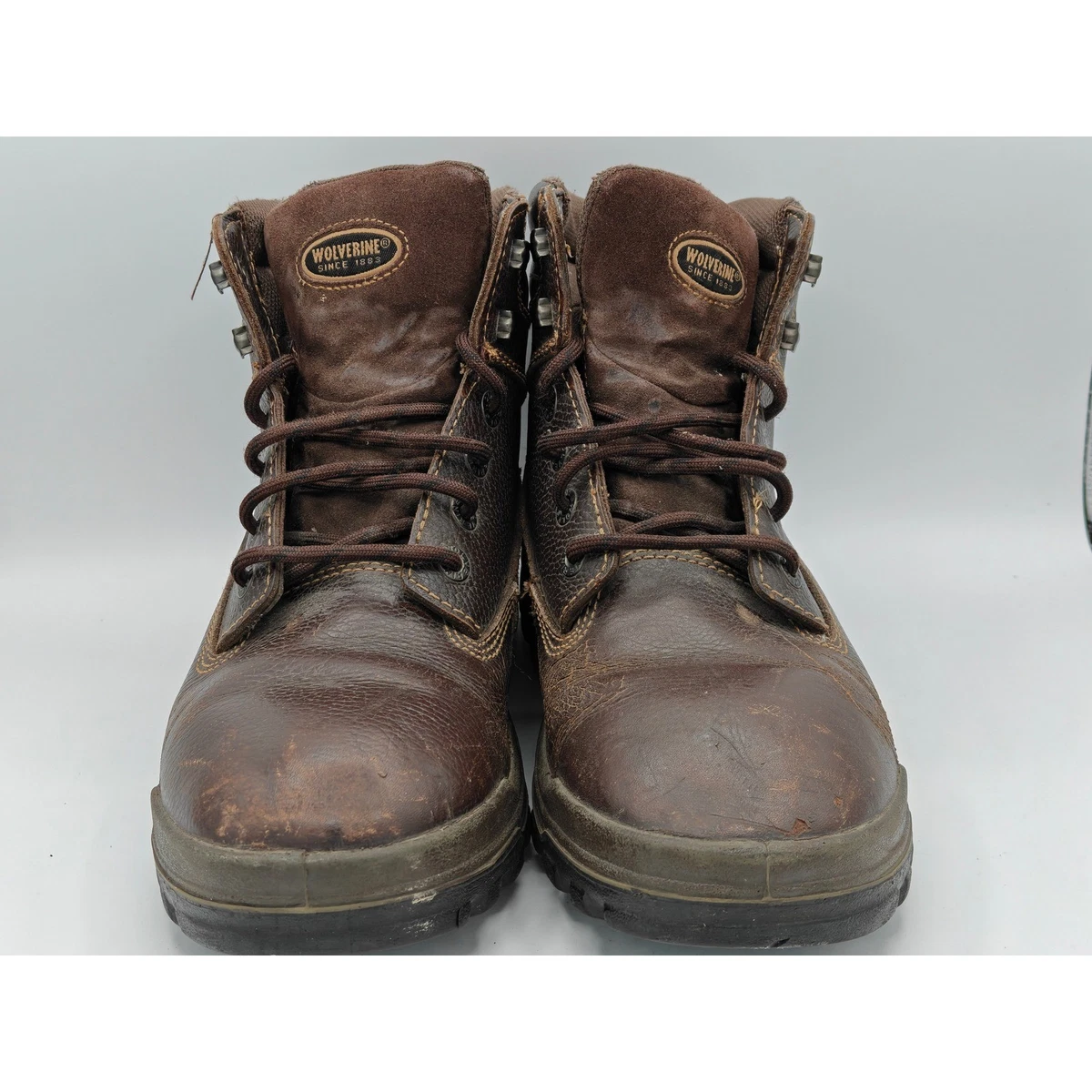 Wolverine BRIGHTON 04625 Mens Steel-Toe Work Boots Brown Size 11.5EW Extra Wide Wolverine Workwear Steel Toe Solid Boots for Men for Sale  main image 4