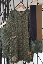 Pakistani Indian Size Large LAWN 3pc Shalwar Kameez Stitched