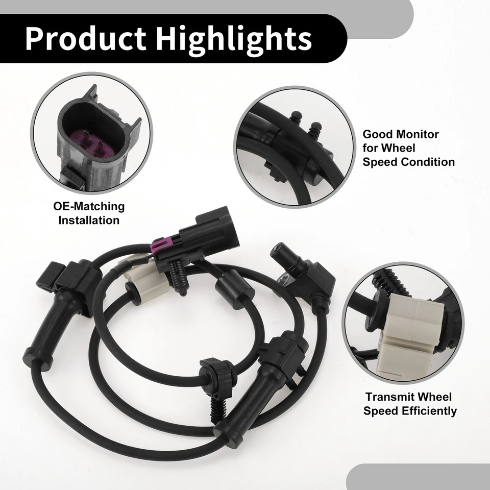 ABS Sensor No.15158254 Front Left or Right Fit for Buick Rainier 2004-2007 Foto 4 de 4