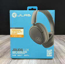 JLab JBuds Lux ANC Wireless Over-Ear Headphones Bluetooth Hybrid Graphite NEW