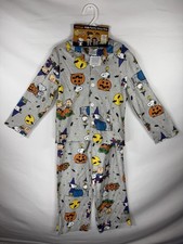 Peanuts Halloween Pajama Set Kids Size 6 Snoopy Great Pumpkin Sleepwear NWT
