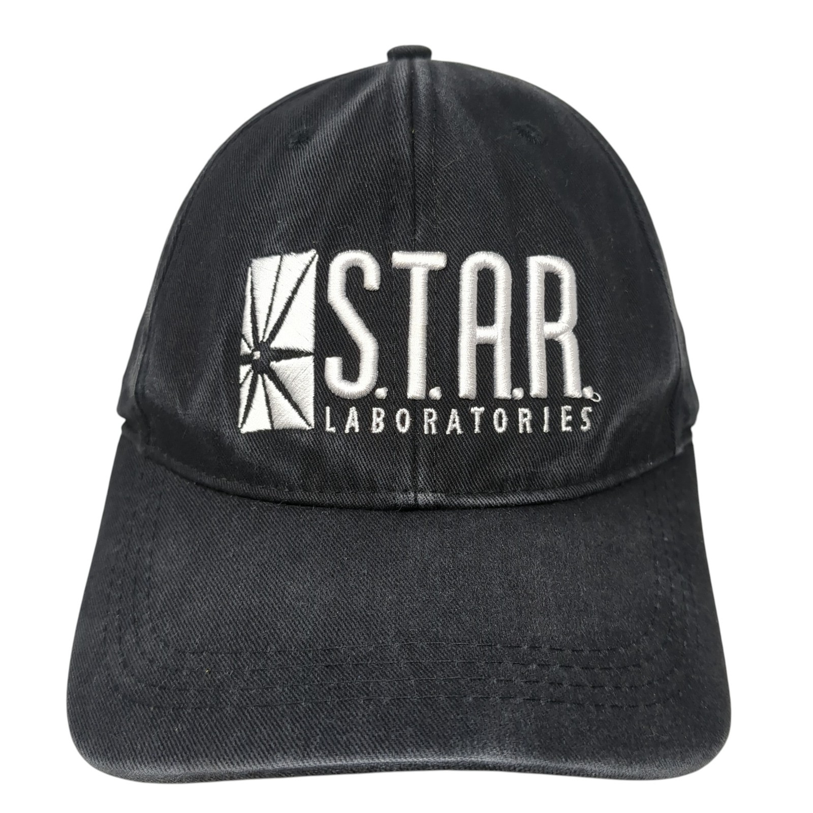 Star Laboratories Strapback Baseball Cap Black On… - image 1