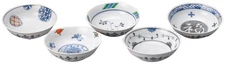 Hasami Ware Multi Bowl Set 5 15cm Patterned Ceramic Japan
