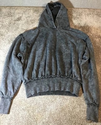 Drop Dead Hoodie Grau Größe S
