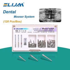 Dental Screw Post Completed Kit Silver/Gold Plated Endo Conical Pins-120pcs/kits