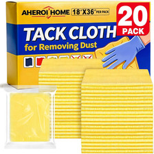 Tack Cloth, Tack Cloths for Removing Dust from Woodworking 20Pack