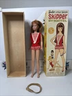 Vintage 1963 Redhead Red Hair Skipper In Box W/  Green Ear/Hair