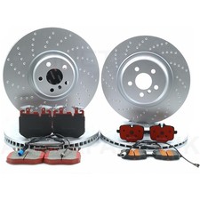 FOR BMW X5 X6 X7 40d M SPORT FRONT REAR BRAKE DISCS PADS SENSORS 395mm 370mm