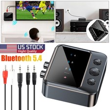 New 5.4 Bluetooth Audio Transmitter Receiver Combo Wireless Adapter AUX RCA