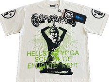 Hellstar Men s Graphic Print Yoga T-Shirt Cre...