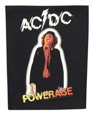 Large AC/DC Powerage Printed Sew On Battle Jacket Back Patch - OFFICIAL