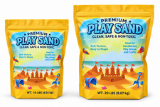 Home and Country USA Premium Play Sand - Natural Non-Toxic Sandbox Sensory Kids