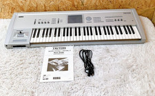 Korg Triton 61-Key Music Workstation Synthesizer Silver Touch Panel Used Tested