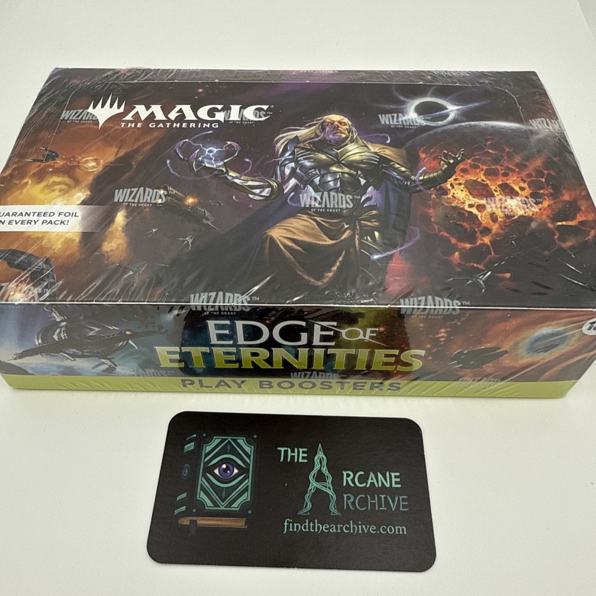 edge of eternities mtg play booster box Magic: The Gathering Pack a Borderless basic land Edge of Eternities Play booster