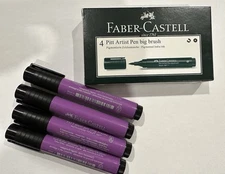 Faber-Castell Pitt Big Brush Artist Pens -[PACK OF 4] Magnesium Violet 160